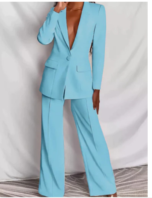 Ellen | Stylish Elegance Woman's Blazer & Trouser Set