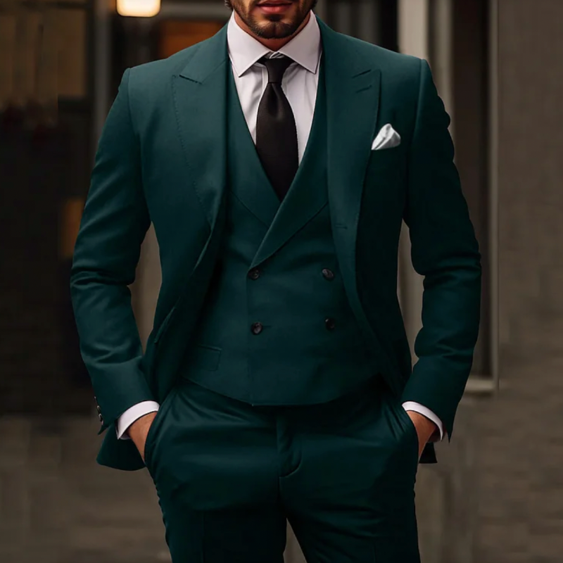 Avery | Versatile Business Elegance Man's 3-Piece Suit