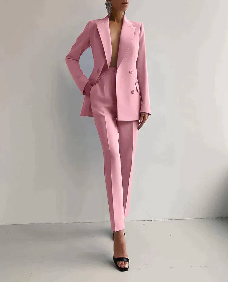 Ellen | Stylish Elegance Woman's Blazer & Trouser Set