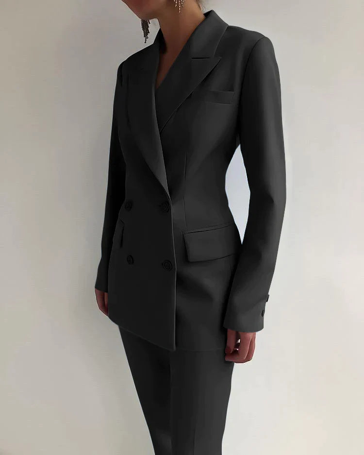 Ellen | Stylish Elegance Woman's Blazer & Trouser Set