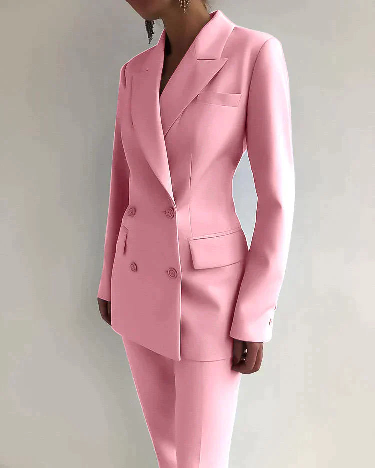 Ellen | Stylish Elegance Woman's Blazer & Trouser Set