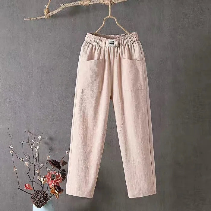 Helen | Stylish Breathable Woman's Summer Linen Trousers