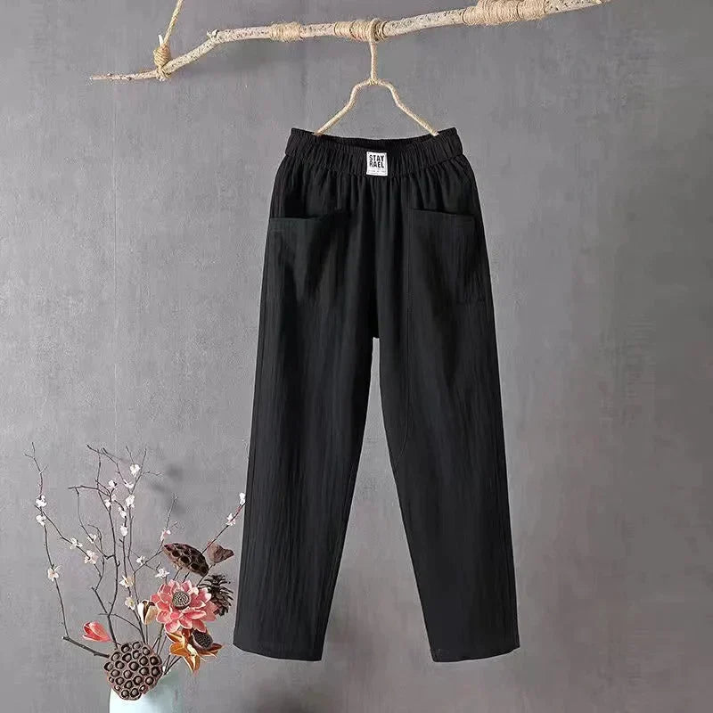 Helen | Stylish Breathable Woman's Summer Linen Trousers