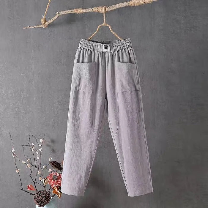 Helen | Stylish Breathable Woman's Summer Linen Trousers