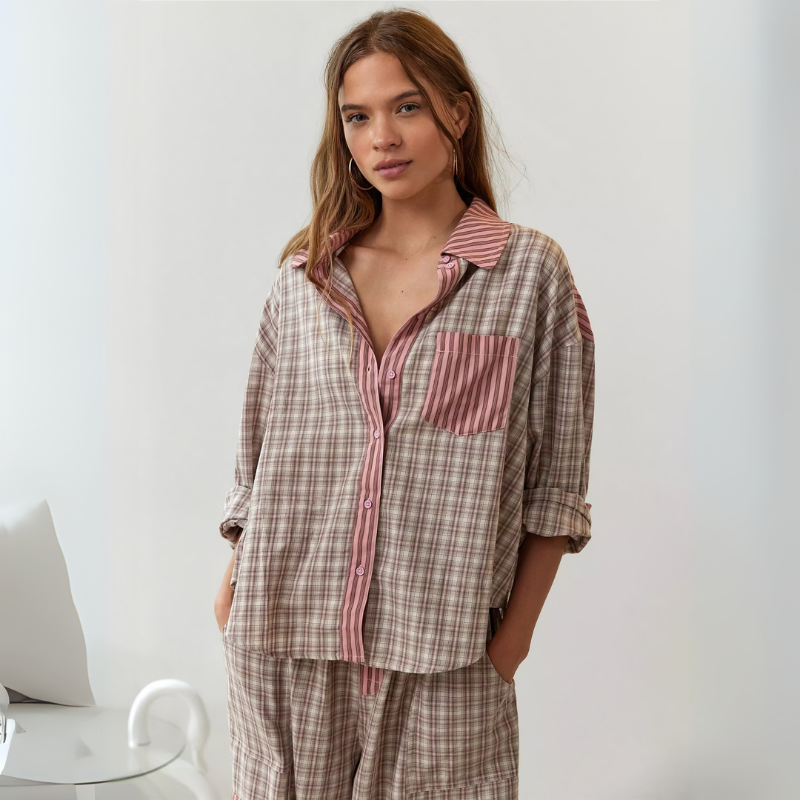 Zinnia | Cozy Loose-Fit Woman's Pyjama Set