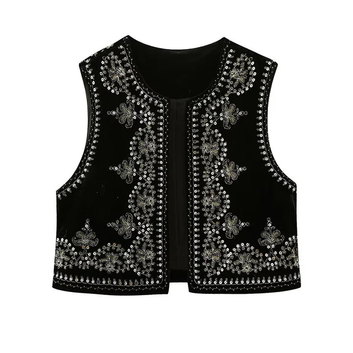 Winifred | Stylish Embroidery Woman's Summer Vest