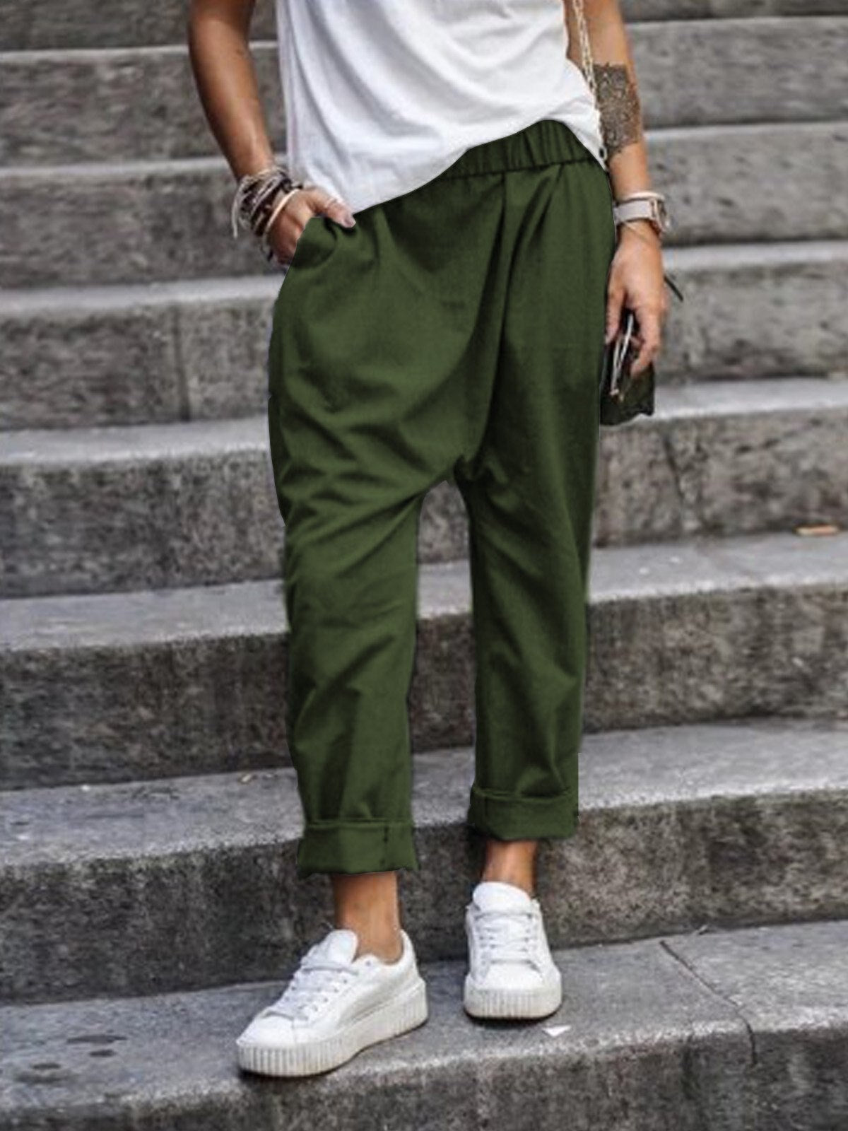 Shirley | Lightweight Comfort Woman's Summer Trousers