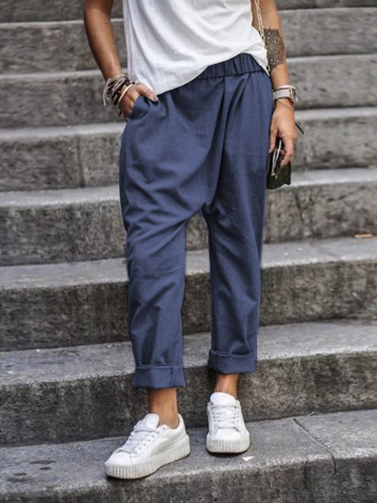 Shirley | Lightweight Comfort Woman's Summer Trousers