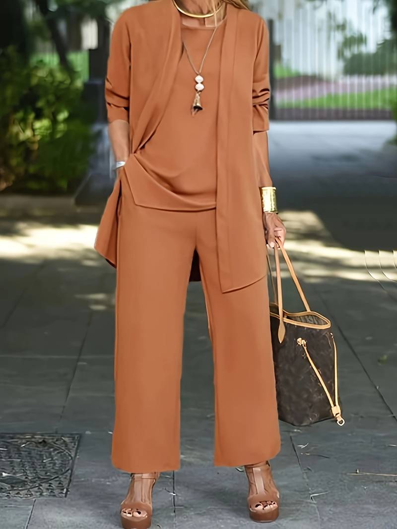Martha | Comfortable Trendy Woman's Summer Three-Piece Set