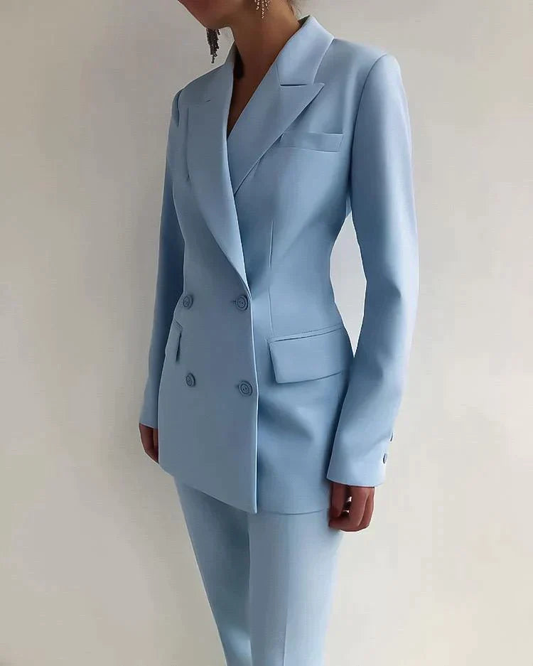 Ellen | Stylish Elegance Woman's Blazer & Trouser Set
