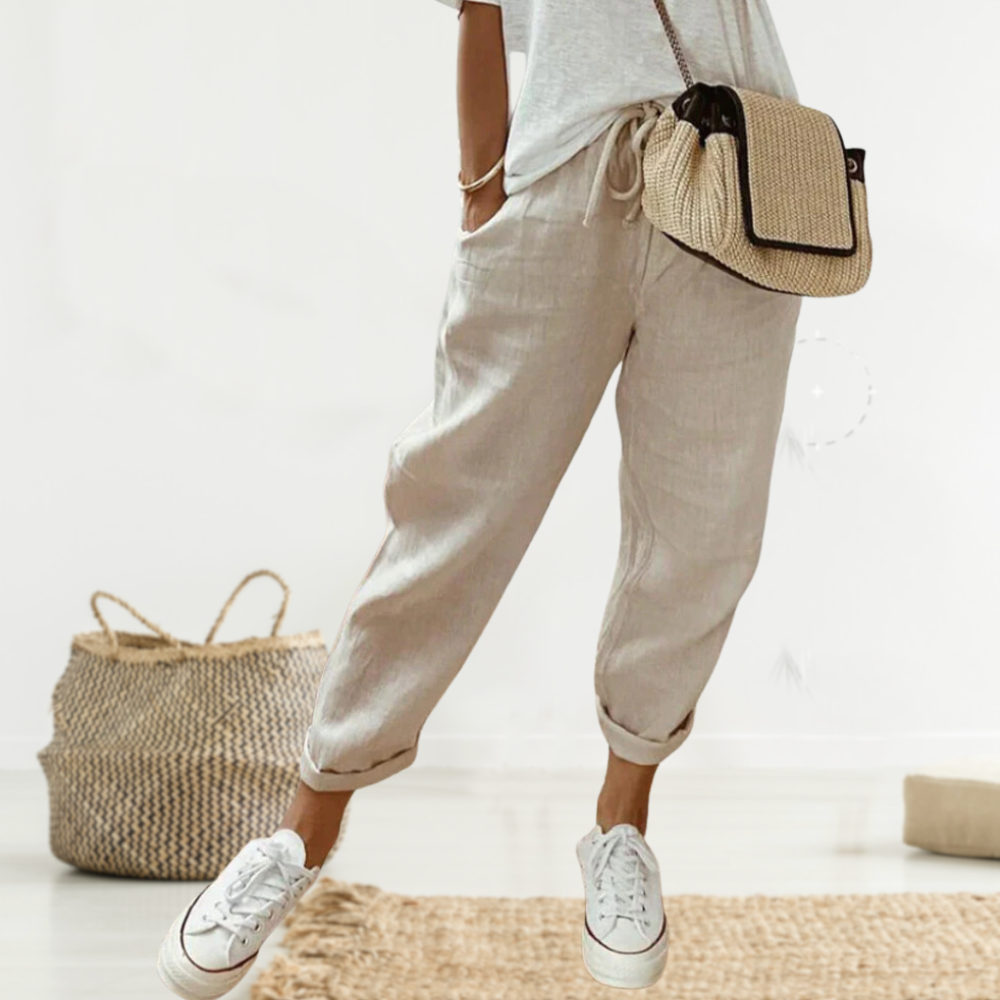 Sasha | Comfortable Linen Men's Trousers
