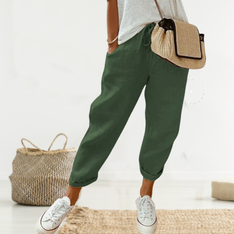 Sasha | Comfortable Linen Men's Trousers
