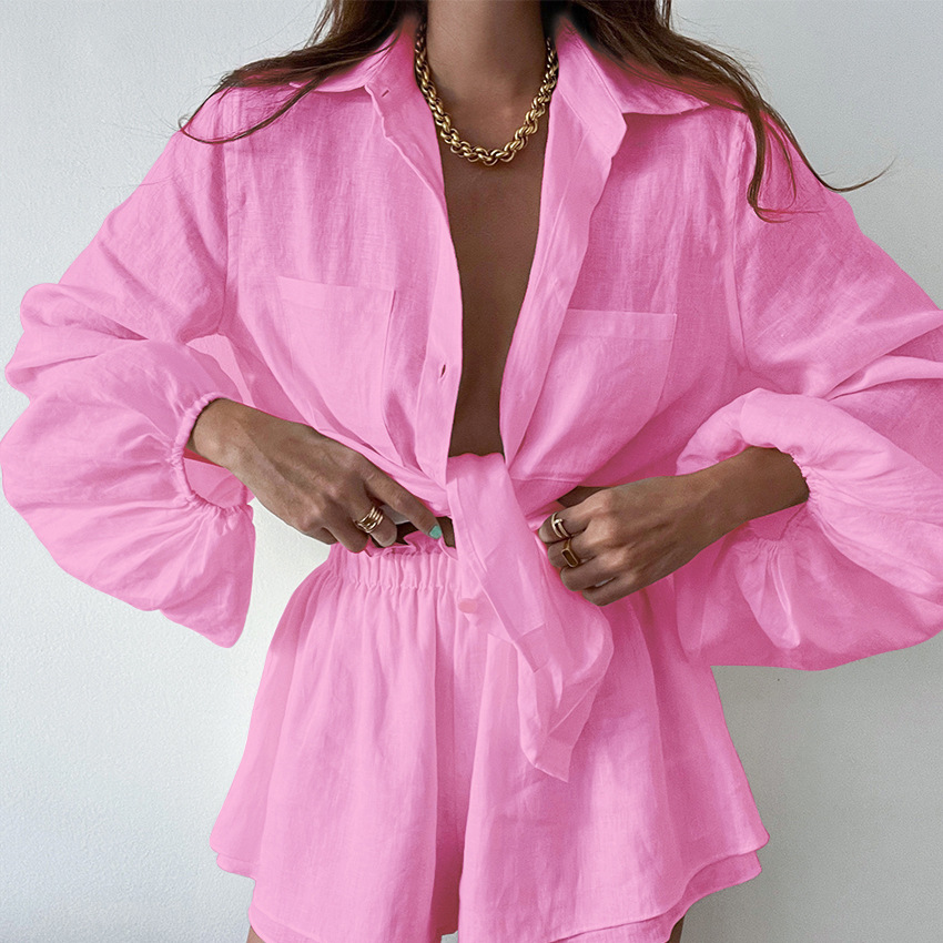 Emily | Stylish Linen Blend Woman's Summer Set