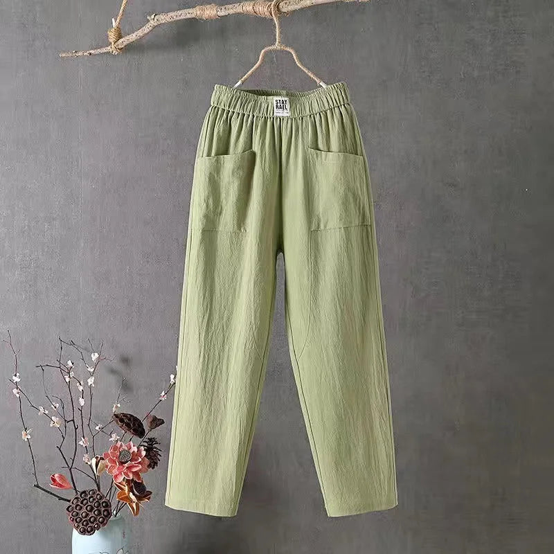 Helen | Stylish Breathable Woman's Summer Linen Trousers