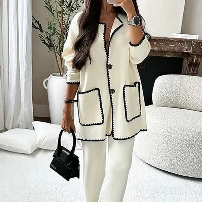 Laura | Elegant Tailored Summer Design Woman's Pants Set