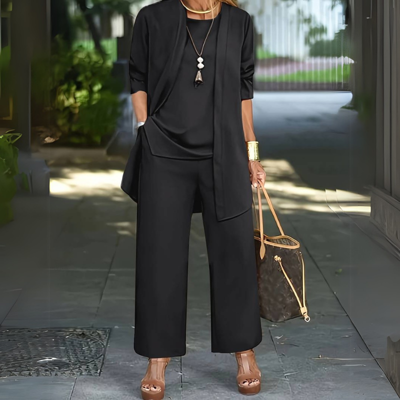 Martha | Comfortable Trendy Woman's Summer Three-Piece Set