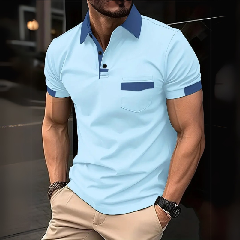 Rowan | Casual Comfort Man's Spring Polo Shirt
