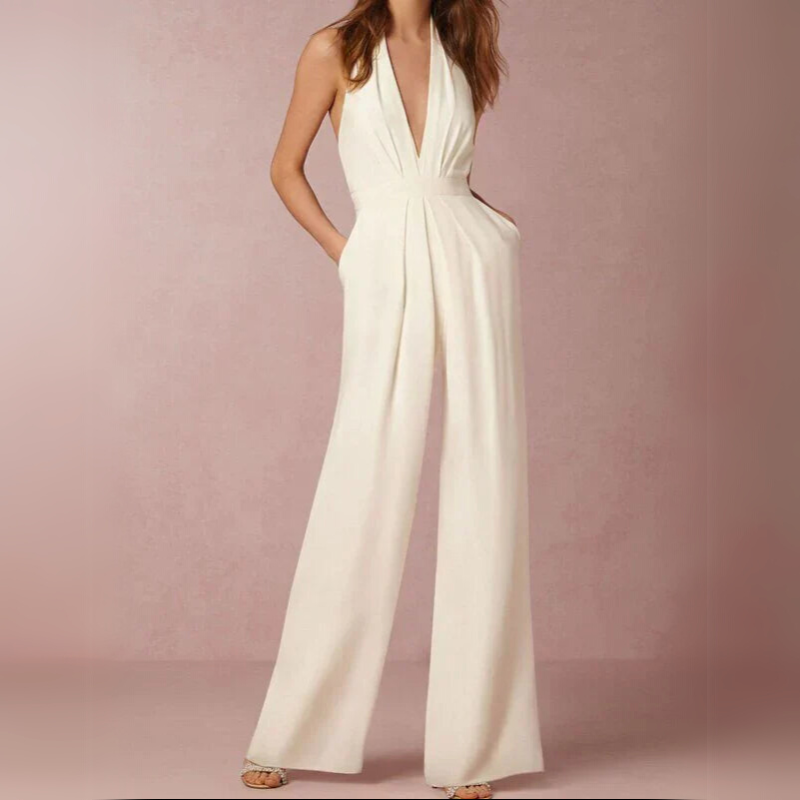 Vivian | Breezy Elegance Woman's Summer Jumpsuit